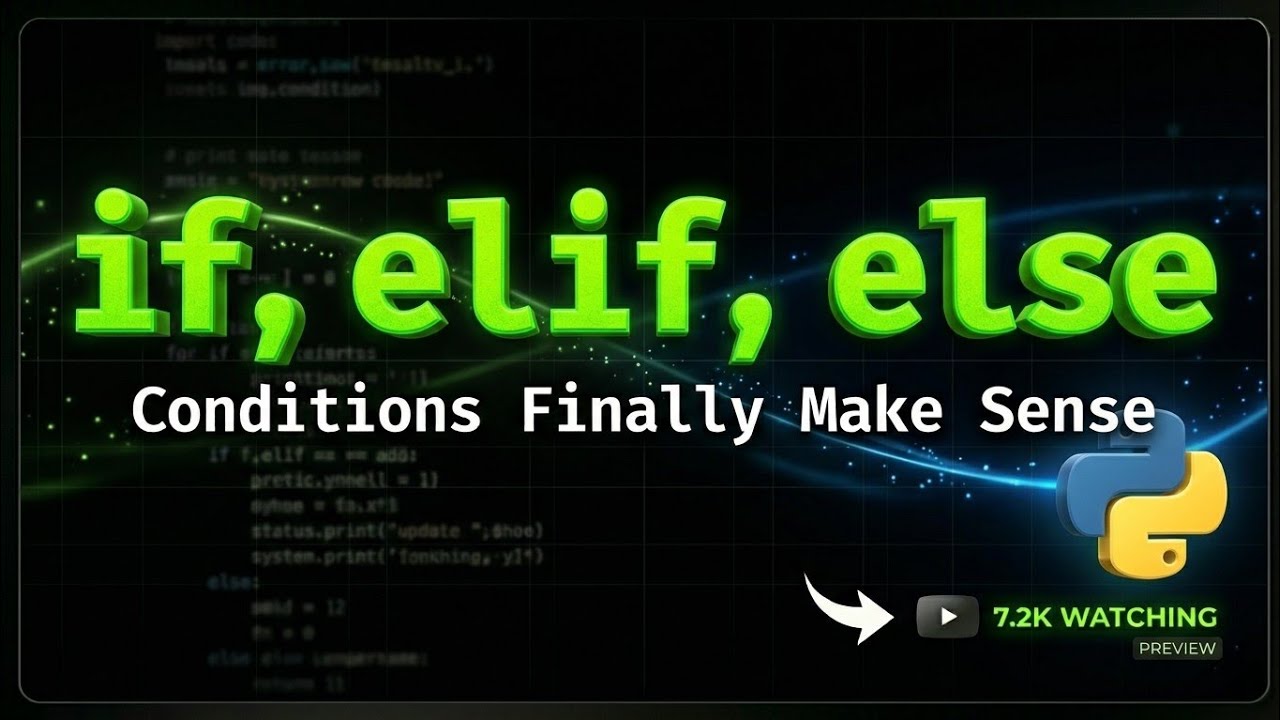Python Conditions Finally Make Sense  CS50P Week 2 | CodedChapter EP.03