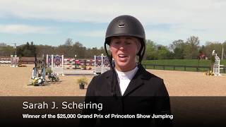Sarah Scheiring Wins 1st and 2nd Place of the $25,000 Grand Prix of Princeton Show Jumping