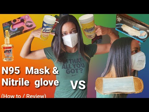 HOW TO SHOP stay safe in COVID19 | Pink GLOVES & more REVIEW Sam & Britli