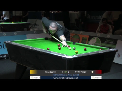 2018 World Masters - Mens - Greg Gamlin v Devlin Praegar