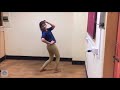 Desi Punjabi Girl Dancing In Leggings And Blue Top In Room