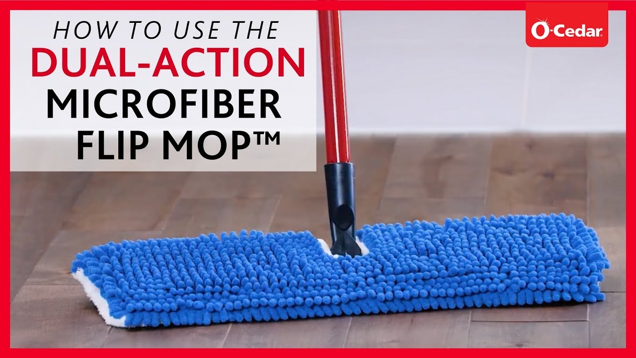 Microfiber Mops DualAction Microfiber Flip Mop™ OCedar®