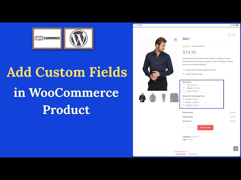 How to Add Custom Fields in WooCommerce Product | Add Extra Product Options in WooCommerce