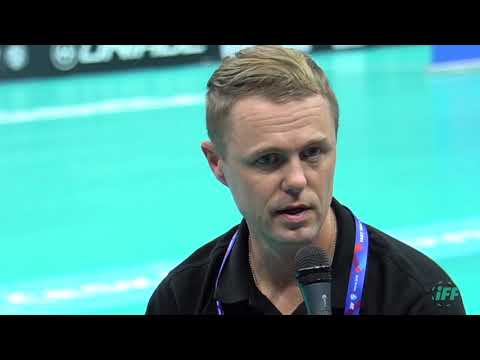 Tactical discussion with Mikael Hill, Head Coach Team Sweden