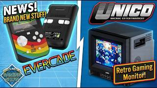 New Pocket Handheld from Evercade PLUS Unico's Retro Gaming Monitor