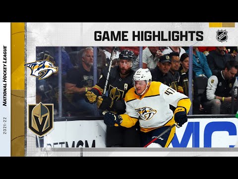 Predators @ Golden Knights 3/24 | NHL Highlights 2022