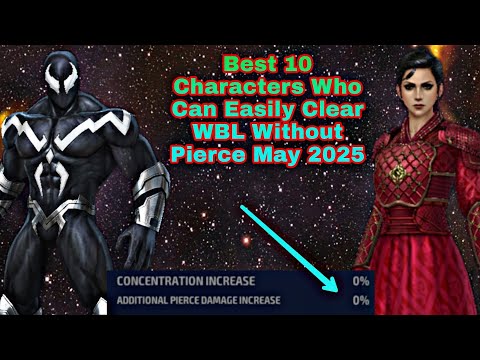Best 10 Characters Who Can Easily Clear WBL Without Pierce May 2025 - Marvel Future Fight