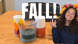 Fall Candle Upgrades. |  Quick Dollar Tree crafts