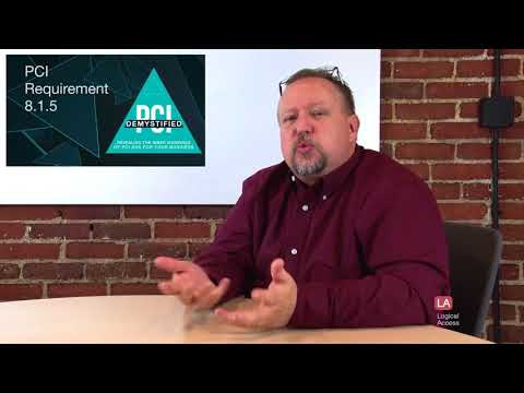 PCI Requirement 8.1.5 – Manage IDs Used by 3rd Parties to Access, Support, or Maintain System Comps