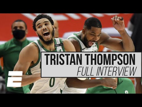 特里斯坦-湯普森解釋了勒布朗是如何幫助他準備好帶領年輕的凱爾特人隊的|Hoop Streams。 (Tristan Thompson explains how LeBron helped prepare him to lead the young Celtics | Hoop Streams)