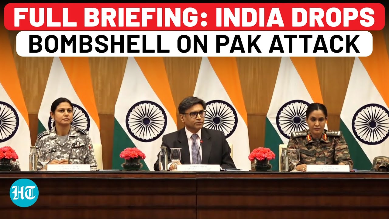Full Video: India Reveals Pakistan Used Turkish Drones In May 8 Attack | Col Qureshi, Vyomika Singh