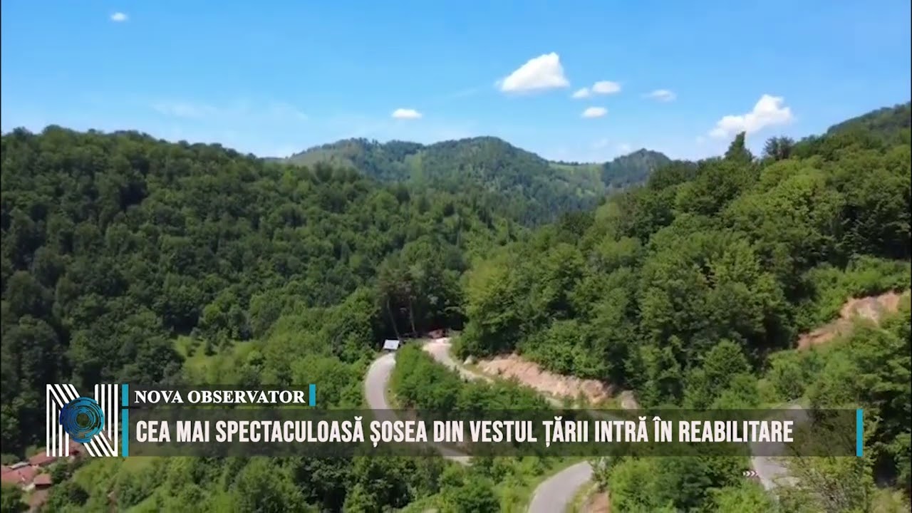 Cea mai spectaculoasă șosea din vestul țării intră în reabilitare