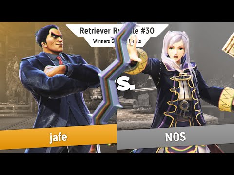 Retriever Rumble #30 Winners Quarters - jafe (Kazuya) vs N0S (Robin) SSBU Smash Ultimate
