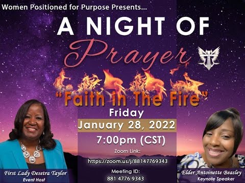 WPP Presents | A Night of Prayer | Elder Cecilia Beasley | 1.28.22