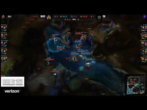 DK Khan perfect kennen ult - DK vs MAD game 2 quaterfinals Worlds 2021
