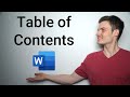 How to Make a Table of Contents in Word