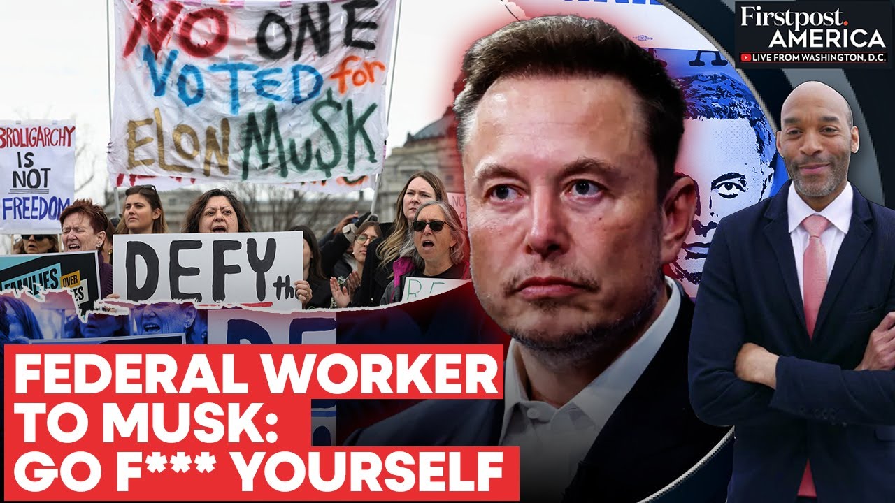 Federal Employee Says "Go F*** Yourself" After Musk's Job Ultimatum | Firstpost America | N18G