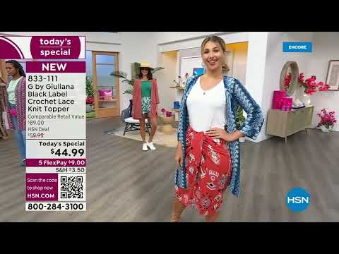 HSN | G by Giuliana Rancic Fashions Celebration 07.18.2023 - 02 AM