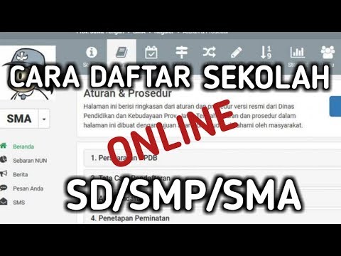 Cara Daftar Sekolah Online
