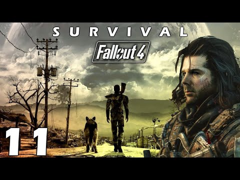 Fallout 4 Live Let's Play Pt. 11 (Survival Mode Difficulty) Railroad