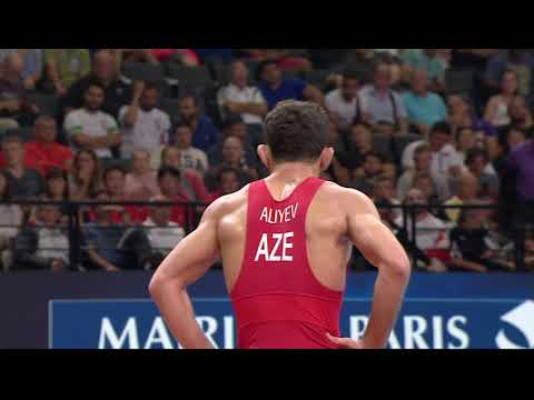 1/2 FS - 61 kg: H. ALIYEV (AZE) df. Y. BONNE RODRIG (CUB) by VFA, 10-0