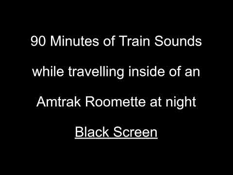 AMTRAK SLEEP SOUNDS | 90 mins | AMSR | 2023 #asmr #sleepsounds #entertainment #2023 #newzealand