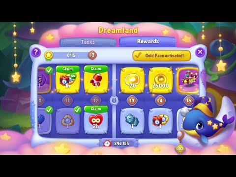 @Fishdom Super Hard Level 6303, Dreamland Event Level 12 Unlocked