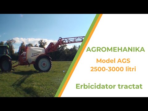 AGROMEHANIKA Model AGS Erbicidator tractat cu bazin 2500-3000 litri