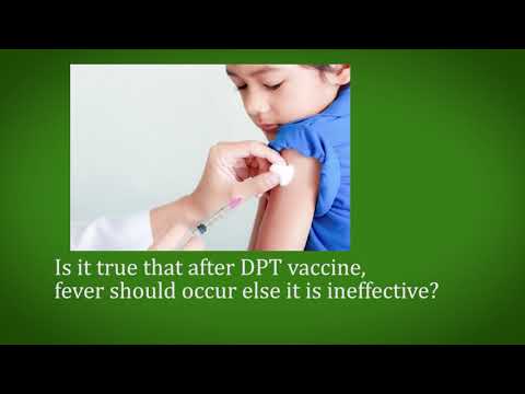 Fever should occur after DPT vaccine |DPT Vaccination |Paediatrician in Bangalore -Manipal Hospitals