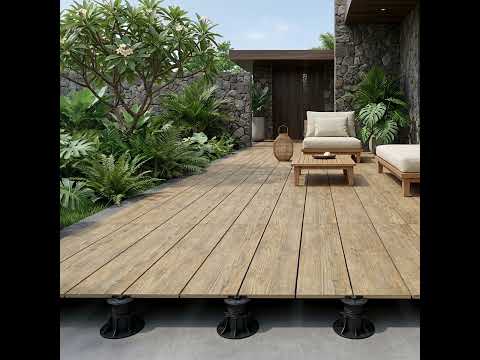Dalle extérieur effet bois Toundra 2.0 avana R11 40x120 cm