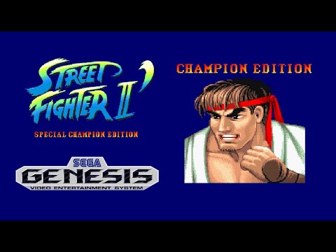 Street Fighter II': Special Champion Edition (Sega Genesis) - CE Ryu Playthrough [HD] | RetroGameUp