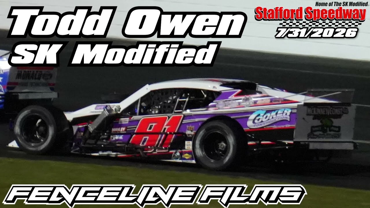 Todd Owen's SK Modified Race at Stafford Speedway