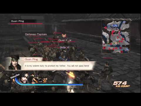 Dynasty Warrior 7: Wei story mode part 36- Facing Guan Yu(Chaos) [HD]