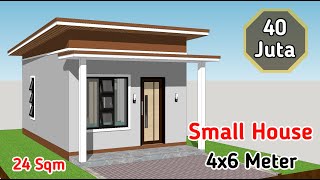Download lagu SMALL HOUSE DESIGN 4X6 METER (24 Sqm) mp3 Download lagu SMALL HOUSE DESIGN 4X6 METER (24 Sqm) mp3