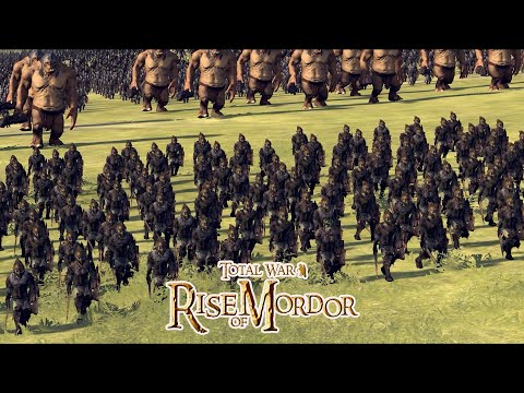 Rise Of Mordor - Goblins Struggle With  Sauron Army  - LOTR  Cinematic Battle
