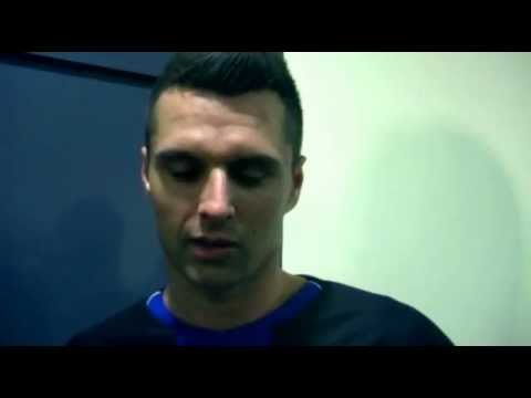 Drygas i Petasz po meczu Zawisza - Polonia