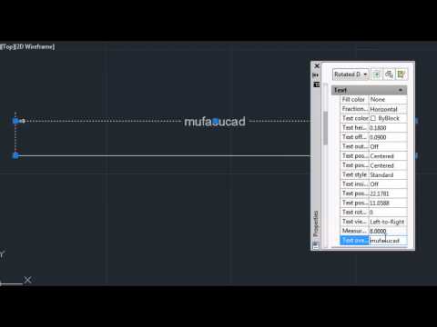 AutoCAD Classes Adding Text in Dimension