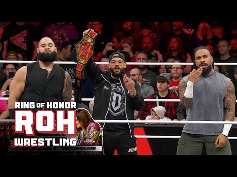 AEW National Champ Ricochet blindsides Dalton Castle before #ROHFinalBattle match! | ROH TV 12/4/25