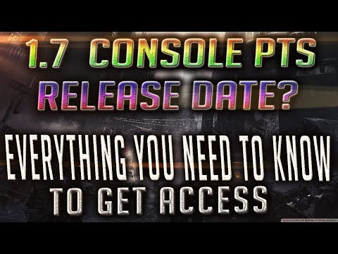 The Division 1.7 CONSOLE PTS RELEASE DATE + INFO! HOW TO GET ACCESS!