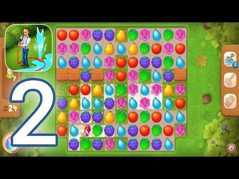 Gardenscapes - Gameplay Walkthrough Part 2 - Level 5 - 9 Completed (iOS, Android)