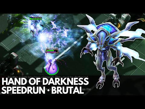 StarCraft 2 HotS - Mission 14 (Hand of Darkness) - Speedrun (Brutal, all objectives)