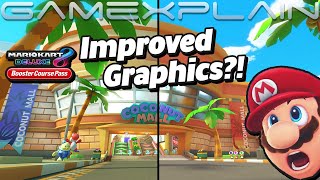 NEW Mario Kart 8 Booster Pass DLC Pic Shows Slight Graphical Improvements! (Coconut Mall, baby!)