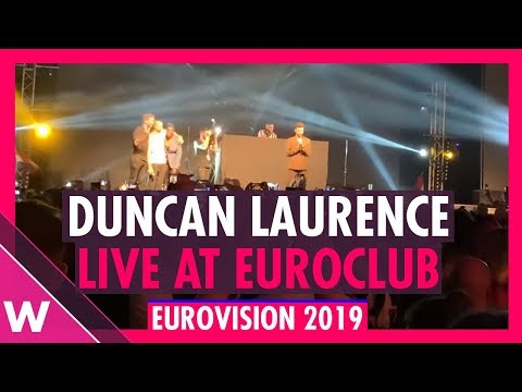 Eurovision winner Duncan Laurence sings "Arcade" at EuroClub after win
