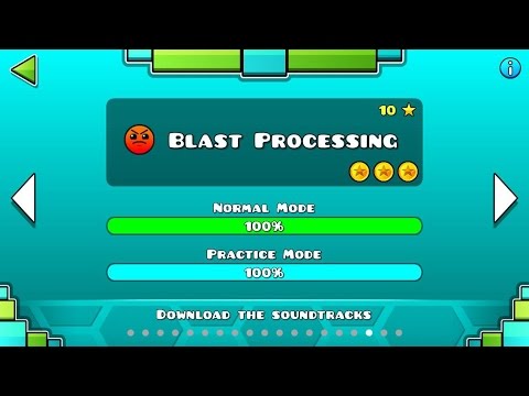 Geometry Dash - Level 17: Blast Processing (All Coins)