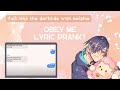 Darkside Obey Me Lyric Prank