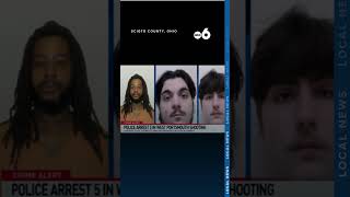 5 arrested following shooting incident in Scioto County