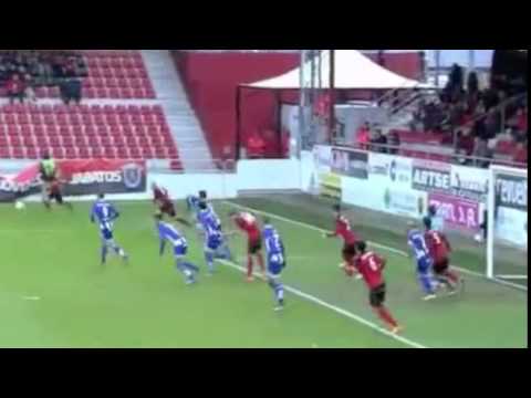 GOL DE ALEX ORTIZ ! MIRANDES 1 DEPORTIVO 0 - 06/01/2016