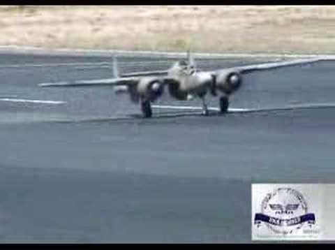 Brief History & Test Flight of RC P-61 Black Widow