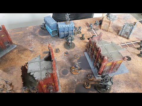 Necrons Vs Ultramarines 1500 point open war 40k battle report
