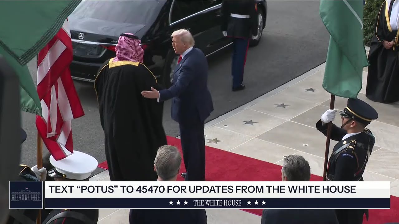 Trump Welcomes Saudi Crown Prince Ceremony Thumbnail